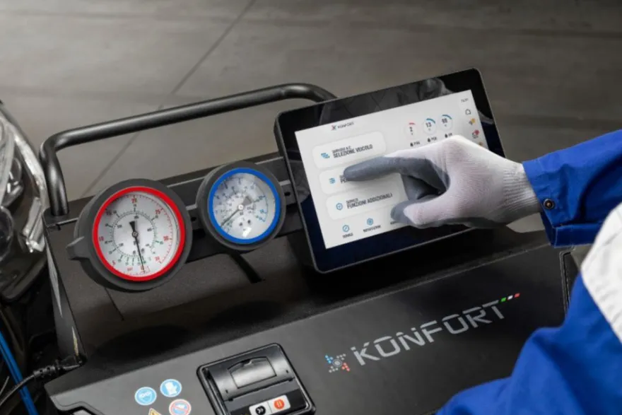 TEXA KONFORT 780R BiGas Touch R134a R1234yf z identyfikatorem urządzenie stacja do klimatyzacji