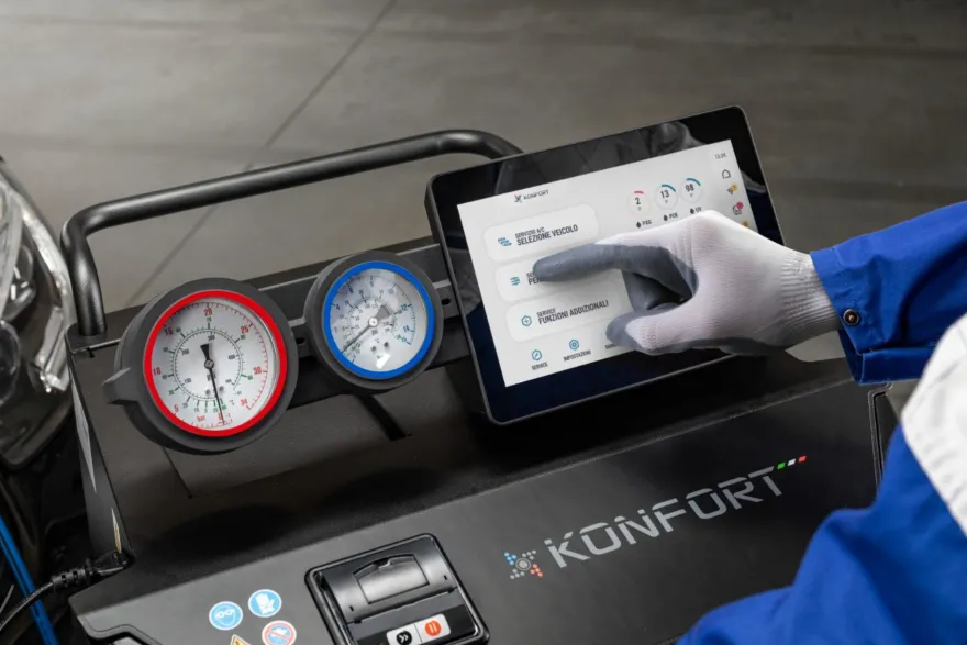 TEXA KONFORT 760R Bus Touch R134a urządzenie stacja do klimatyzacji