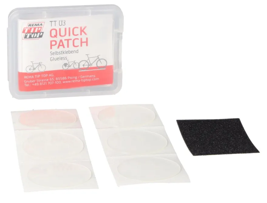 TT 03 QUICK PATCH - zestaw łatki samoprzylepne do naprawy dętek rowerowych