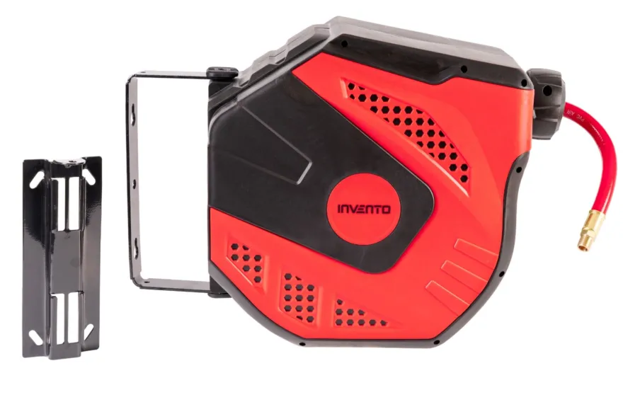 Wąż pneumatyczny na zwijadle 10m ( bęben + zwijacz ) INVENTO