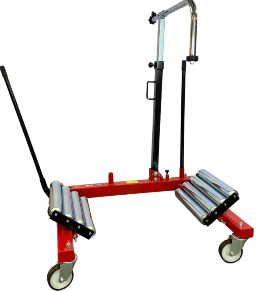 Wózek do montowania kół ciężarowych i rolniczych transporter hydrauliczny 1200kg
