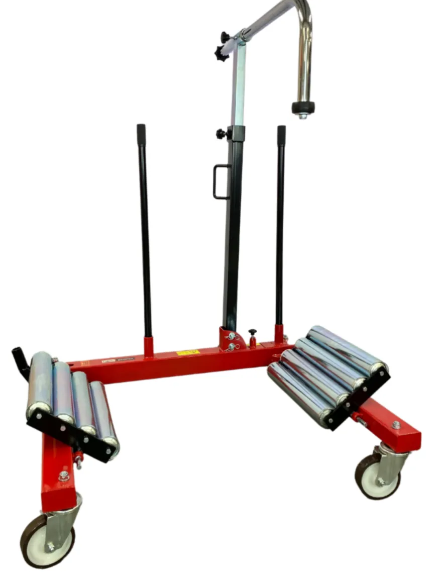 Wózek do montowania kół ciężarowych i rolniczych transporter hydrauliczny 1200kg