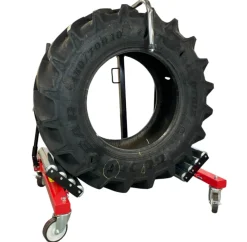 Wózek do montowania kół ciężarowych i rolniczych transporter hydrauliczny 1200kg