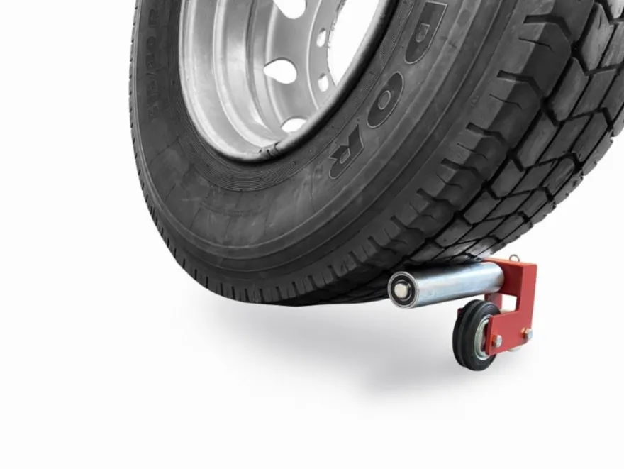 Wózek do transportu kół ciężarowych, udźwig 150 kg