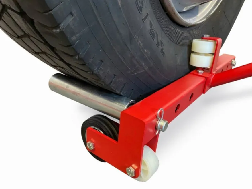 Wózek do transportu kół ciężarowych, udźwig 150 kg