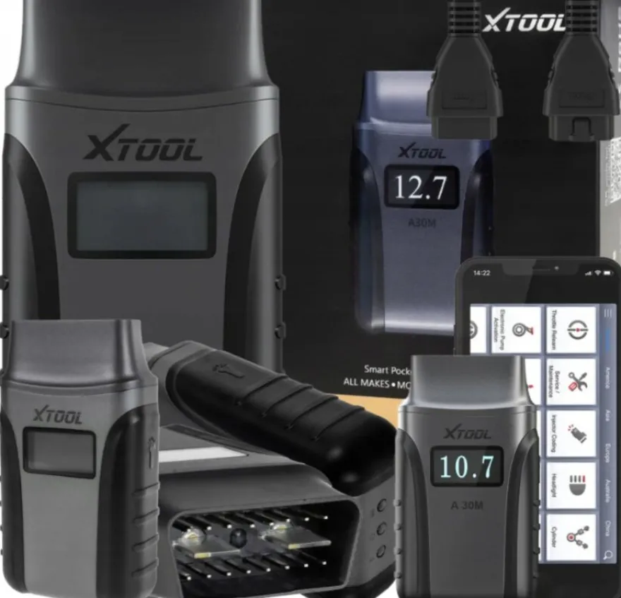 XTOOL A30M Tester diagnostyczny Bluetooth APLIKACJA SMARTOFON iOS Android