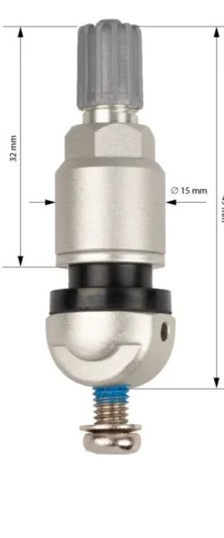 Zawór Aluminiowy dokręcany do czujników Autel - srebrny