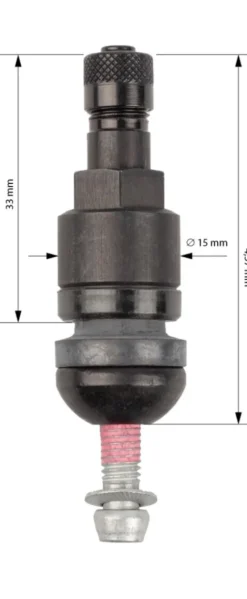 Zawór do czujnika TPMS Sens.it (czarny)