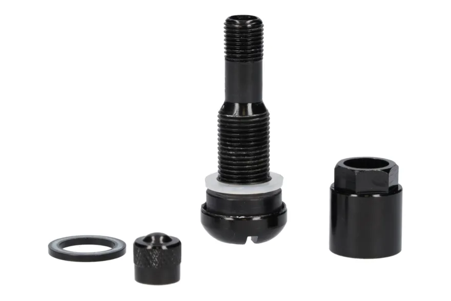Zawór do felg skręcany MS525 43 czarny 4 sztuki