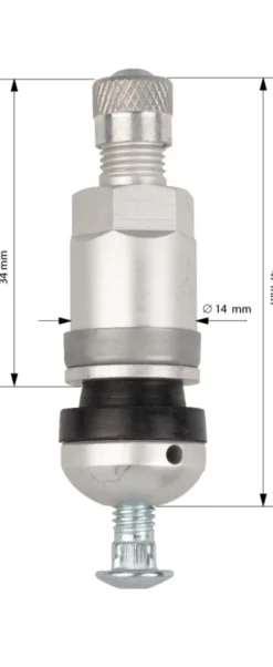 Zawór TPMS do czujnika OEM - Huf/Aligator