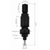 Zawór TPMS do czujnika T-PRO, EU-PRO i INVENTO ALL-SENSOR