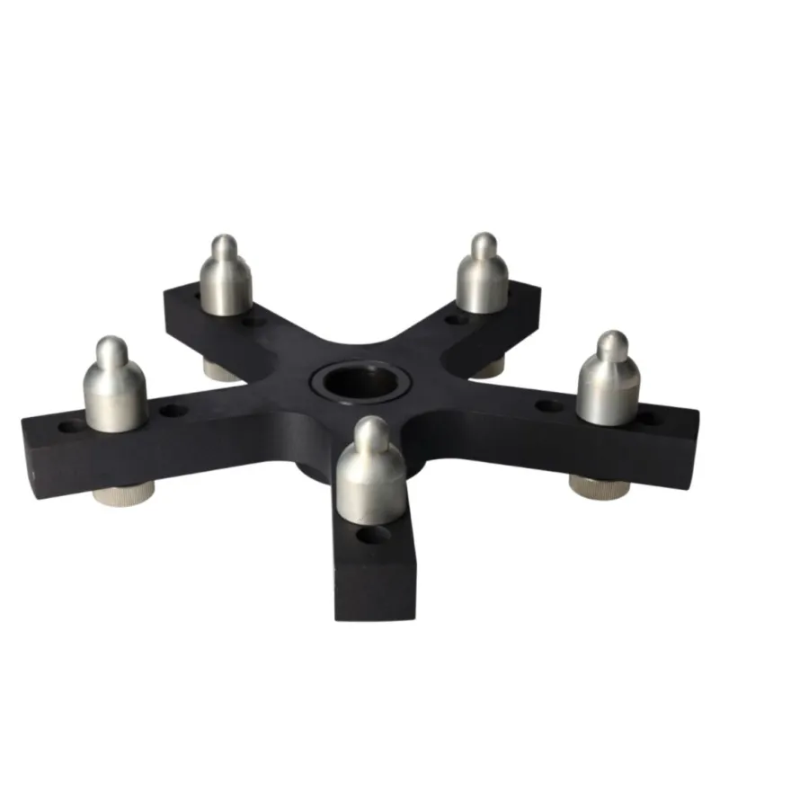 Zestaw INVENTO gwiazda 4 i 5-cio ramienna + flansza, uchwyt 40 mm LLKW do wyważarki cieżarowej