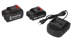 ZESTAW INVENTO klucz A63 + wiertarka A74U + 2x aku (4Ah+ 2Ah) + ładowarka + adapter