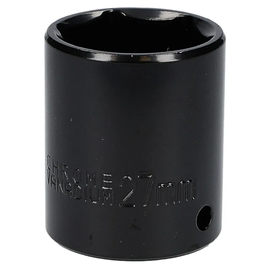 Zestaw 10 nasadek udarowych 1/2" 9-27 mm + przedłużka, adapter 5"