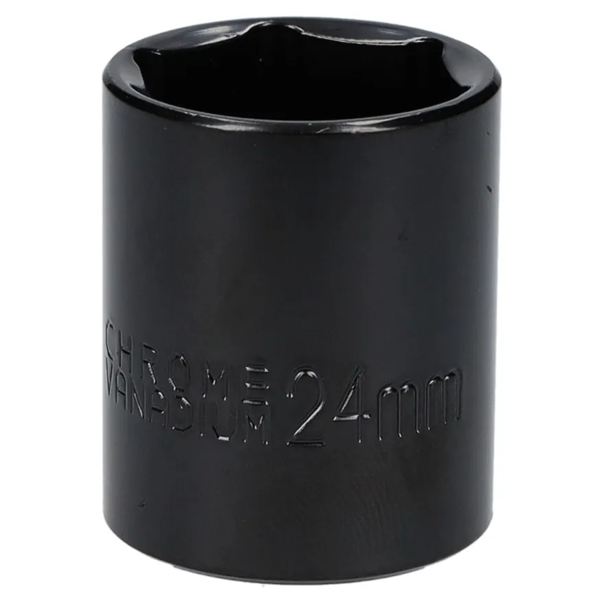 Zestaw 10 nasadek udarowych 1/2" 9-27 mm + przedłużka, adapter 5"