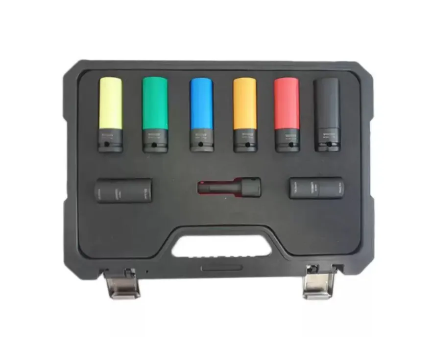 Zestaw nasadek udarowych Tesla, Ford (x2), Kia, Hyundai, Mercedes + przedłużka/ adapter
