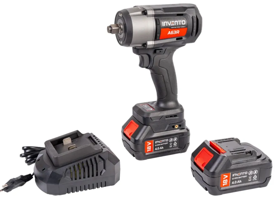 Zestaw udarowy INVENTO PXA63R + bateria 4Ah (x2) + PX22 1200 NM