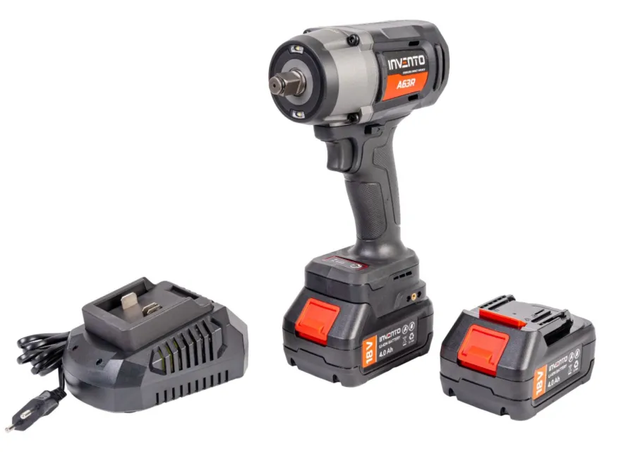 Zestaw udarowy INVENTO PXA63R + bateria 4Ah (x2) + PX22 1200 NM
