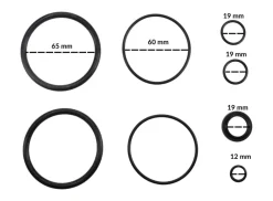 Zestaw uszczelnień siłownika szczęk,kolumny 8 szt. (80mm) INVENTO TCS 524