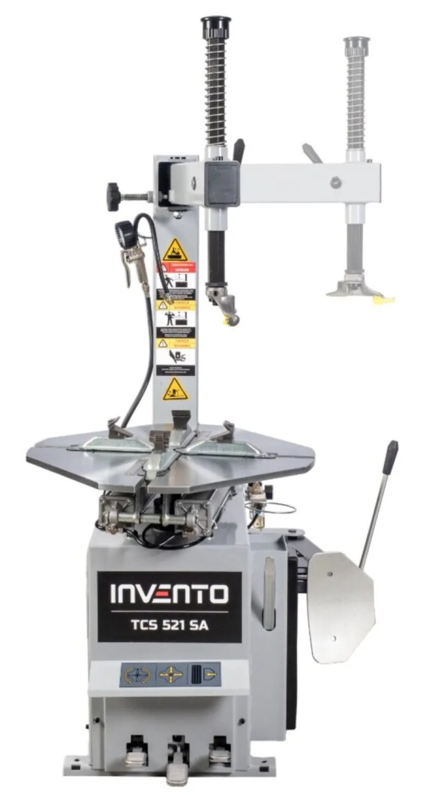 Zestaw warsztatowy montażownica Invento TCS 521 SA + wyważarka Invento VBS 210
