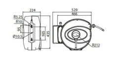 Zwijadło RECTUS zamknięte automatyczne 14.5x10 mm 15 mb gw. 3/8"